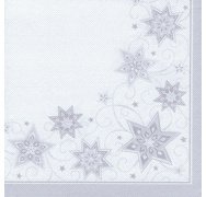 Servet met kerstmotief 'Just Stars'