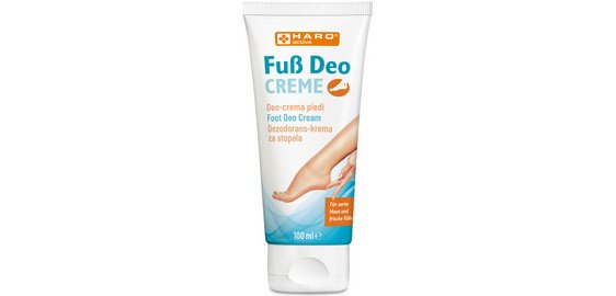 Crème déodorant pour les pieds, tube de 100 ml
