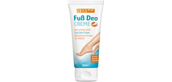 Crème déodorant pour les pieds, tube de 100 ml