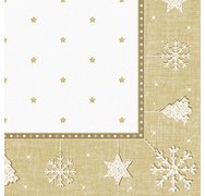 Serviette à motif de Noël 'X-Mas'