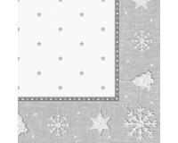 Serviette à motif de Noël 'X-Mas'