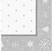 Serviette à motif de Noël 'X-Mas'