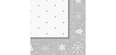 Serviette à motif de Noël 'X-Mas'