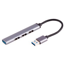 Hub BASIC-S USB-A 3.0, 4 connexions, ALU, mince