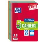 Heft, A4, Seyès, 96 Seiten, 5er Pack