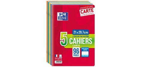 Geniet schrift A4 séyès 96 pagina's - set van 5 stuks