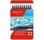 Feutre FIBRALO Brush, étui métal de 10