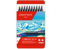 Feutre FIBRALO Brush, étui métal de 10