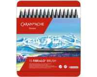 Feutre FIBRALO Brush, étui métal de 15