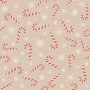 Serviette à motif de Noël 'Candy Canes'