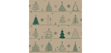 Serviette à motif de Noël 'It's cold outside'