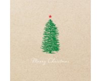 Serviette à motif de Noël 'Christmastree with Star'