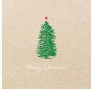 Servetten met kerstmotief 'Christmas tree with star'