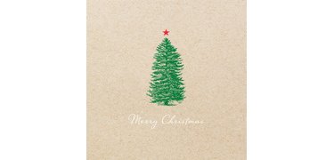 Christmas-themed napkin 'Christmas Tree with Star'