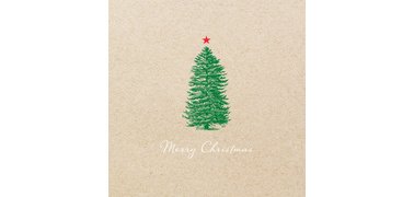 Serviette à motif de Noël 'Christmastree with Star'