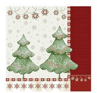 Servetten met kerstmotief 'Winter Harmony'