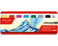 Gouache GOUACHE STUDIO, en tablettes, étui de 8