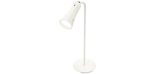 Lampe de bureau à LED sans fil 3en1, dimmable, blanc