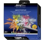 Feutre pigment brush pen, étui de 24