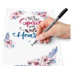 Kit d'écriture Brush Lettering, 9 pièces