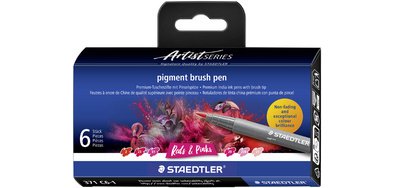 Feutre pigment brush pen 'Red & Pinks'