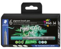 Feutre pigment brush pen 'Greens & Turquoises'