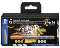 Feutre pigment brush pen 'Greys & Caramels'