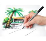 Feutre pigment soft brush pen 'Grey Colours'