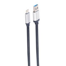 Câble USB 3.0 PROFESSIONAL, USB-A - USB-C, 1,0 m