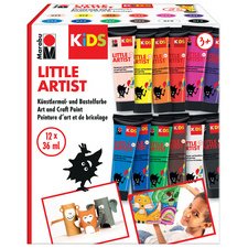 KiDS Gouache pour enfant Little Artist, 36 ml, set