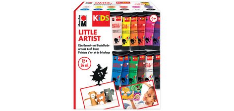 KiDS Gouache pour enfant Little Artist, 36 ml, set