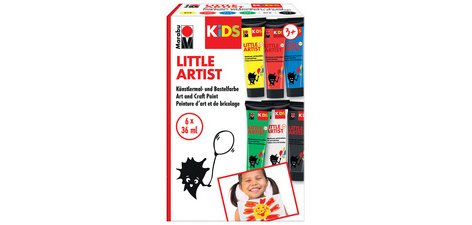 KiDS Gouache pour enfant Little Artist, 36 ml, set