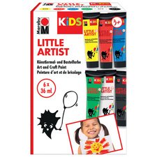 KiDS Gouache pour enfant Little Artist, 36 ml, set