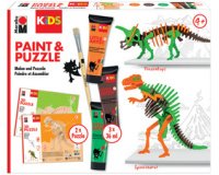 KiDS Kit peinture & puzzle Little Artist, dinos