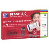 Fiches bristol FLASH 2.0, A7, bord de couleur