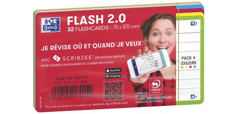 Bristol Index Cards FLASH 2.0, A7, colored edge