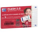 Fiches bristol FLASH 2.0, A7, ligné, blanc