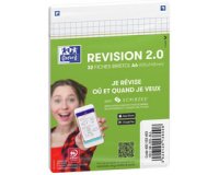 Fiches bristol REVISION 2.0, A5, blanc