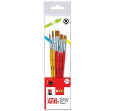 Penseel KiDS voor artiesten Junior Little Artist - set van 5 stuks