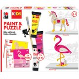 KiDS Kit peinture & puzzle Little Artist, flamant