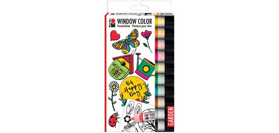 Set Window Color 'Garden', 10 x 25 ml