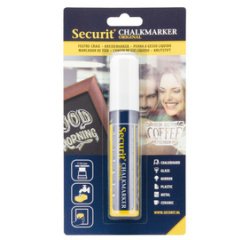 Marqueur craie ORIGINAL LARGE, blanc, blister de 1