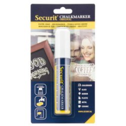 Marqueur craie ORIGINAL LARGE, blanc, blister de 1