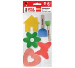 KiDS Set de tampons-éponges Little Artist, set de 6