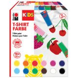 KiDS Peinture pour T-Shirt, 36 ml, tube, set de 12