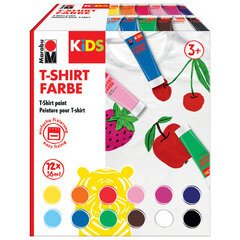 KiDS Peinture pour T-Shirt, 36 ml, tube, set de 12