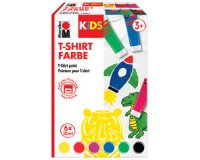 KiDS Peinture pour T-Shirt, 36 ml, tube, set de 6