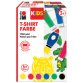 Verf voor T-shirt KiDS 36 ml tube - set van 6 stuks