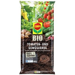 BIO Terreau pour tomates et légumes, 20 litres