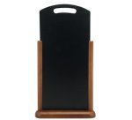 Ardoise de table HANDLE, grand, brun foncé